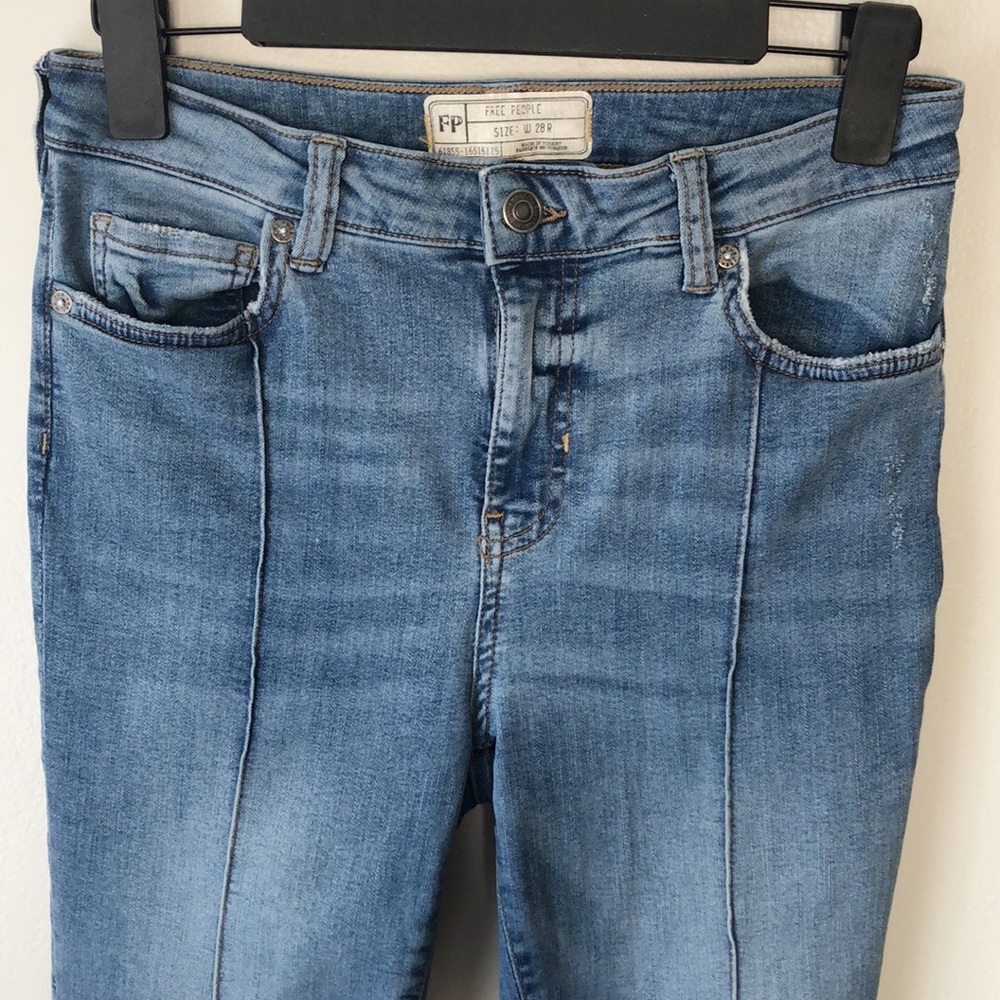 Free People Pintuck Skinny Jeans - Picture 5 of 10